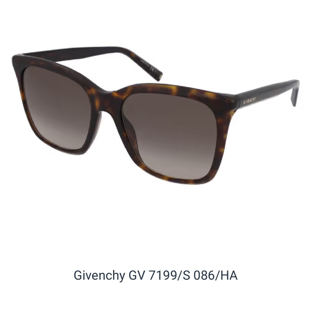 Givenchy Brown Tortoiseshell Sunglasses with Gradient Lenses